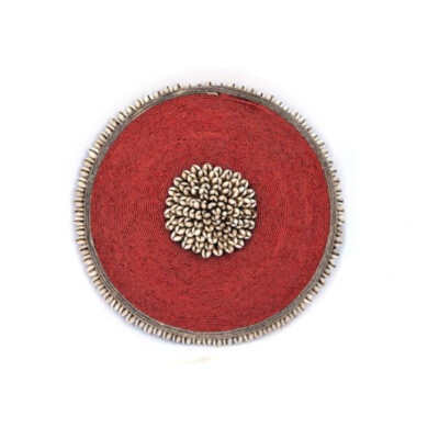 Red Beaded Shield
