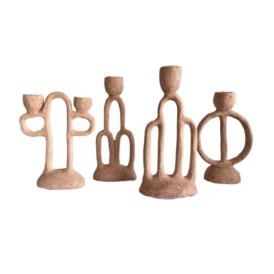 ceramic candlesticks