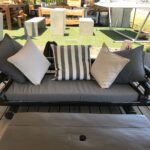 Imbuia grey Gumpole couch, outdoor couches